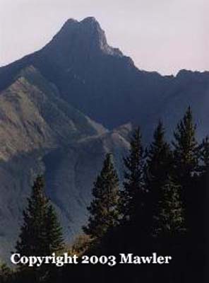 Mountain in Kananaskis Country, Alberta, Canada